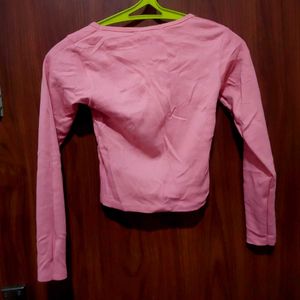 Pink Long Sleeve Top