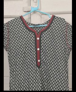 Patterned Casual Daily Kurti