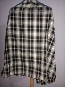 striped black and white shirt
