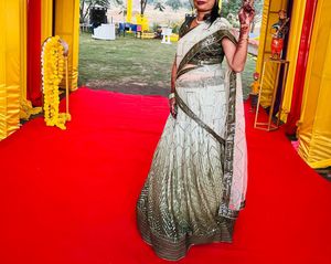Designer Lengha And Saree 2 In One 😍❤️