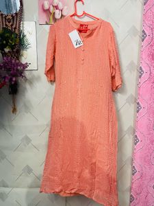 Beautiful Peach Kurti