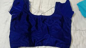 Blue Velvet Blouse