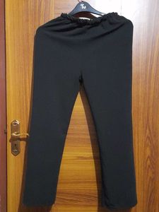 Slim Fit Trousers With Cut In Ends