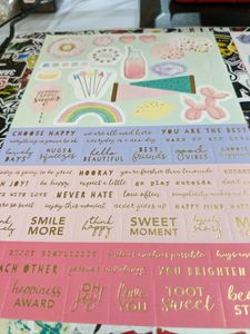 2 sheets Of Pretty stickers 💌