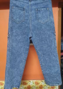 Vintage Denim Cargo Pants