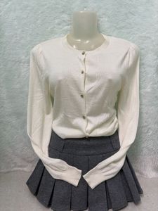 white cute cardigan 🤍