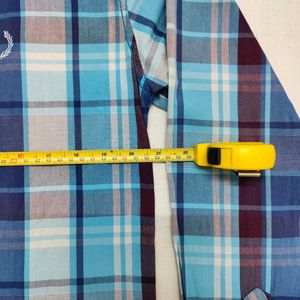 Fred Perry Plaid Shirt - 40