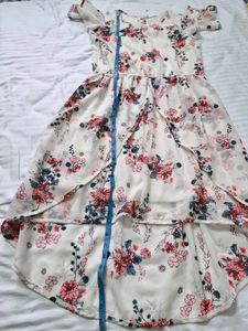 Floral High-Low Dress