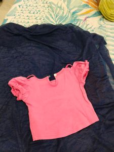 Baby Girl Skirt Dungaree With Top
