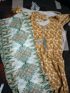 Floral Print Kurta set with duppata