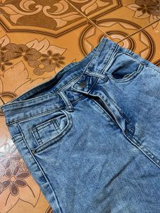 Flared Denim Jeans