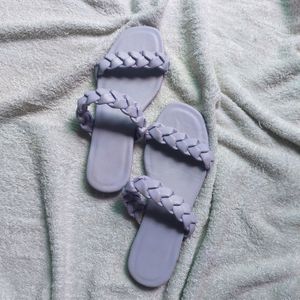 Lavender Flat Slippers