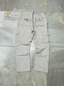 Neutral Cargo Pants waist adjustable