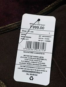 Metallic Long Sleeve Mini Dress