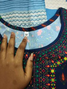 Floral Print Short Kurti