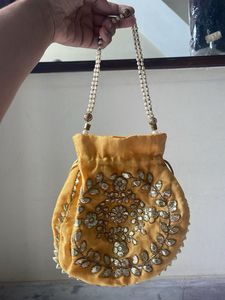 Embroidered Potli Bag