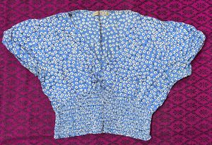 crop top elastic waist small
