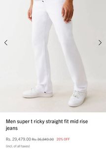 True Religion White Jeans brnad new (without tags)