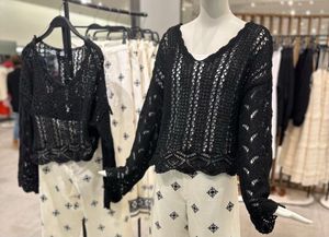 Zara crochet oversized sweater