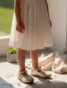 Girls' Glittery Mary Janes shoes at low cost