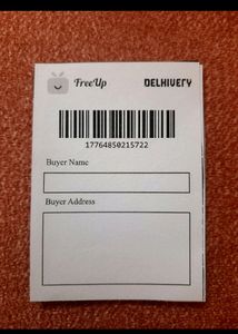 10 Shipping Label Non-Sticky BlackAndWhite
