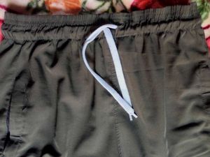Olive Green Athletic Shorts