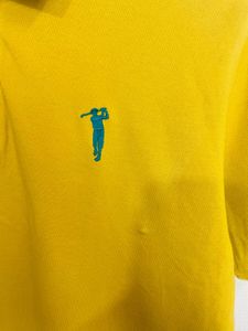 Bossini Men Yellow Polo T-shirt