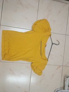 Raffled Sleeves Tshirt
