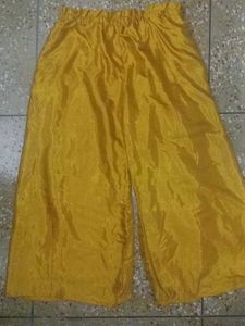 Mustard Silk Palazzo
