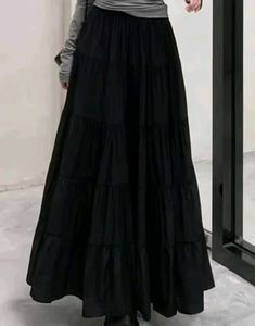 Cute Regular Black Skirt
