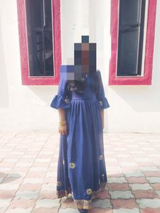 Navy Blue Gown
