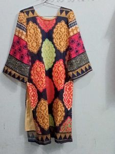 Printed  Kurta For Jeans Multicolour