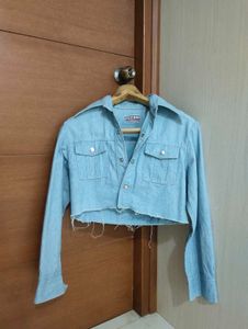 Cropped Denim Jacket