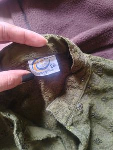 Olive Green Kurta Set