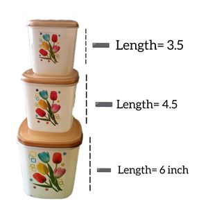 3 In One Combo Container/ Large Medium Small
