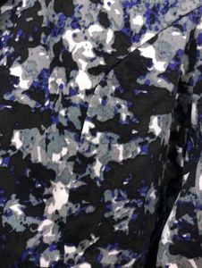 Blue and black hues blazer