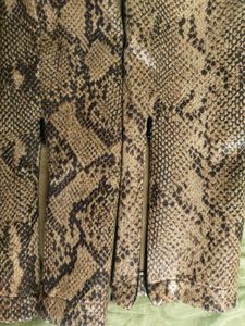 Rare Luxury Zara Animal Print Faux Leather Pant