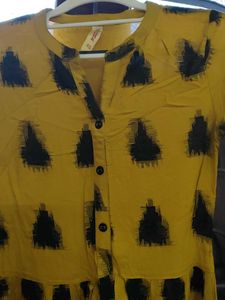Gorgeous Mustard Coloured Ethnic Dress