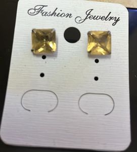 Square Stud Earrings
