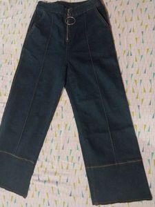 Wide Leg Denim Jeans