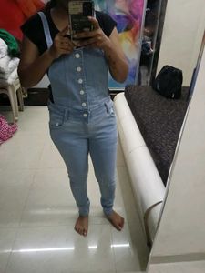 Light Wash Denim Overalls