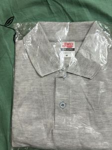 Men's Grey Polo Shirt - Size M