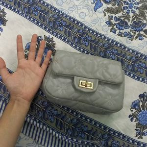 Unused Sling Bag With Metal Chain