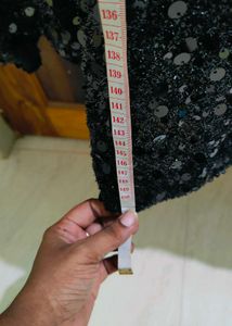 Party Wear Cocktail Black Gown Price Drop