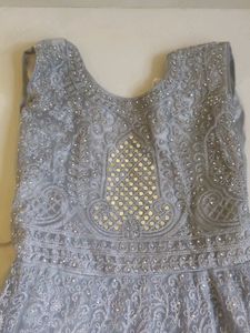 Net/embroidery Long Frok For 13 To 14 Girl