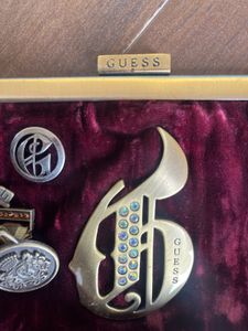 Guess Velvet Clutch