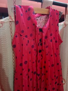 Hot Pink Sleevless Top