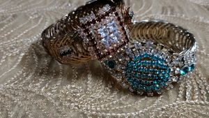 Sparkling Cuff Bracelets set 2