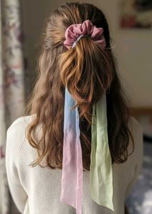 Multicolour Ribbon Scrunchie + FREEBIE