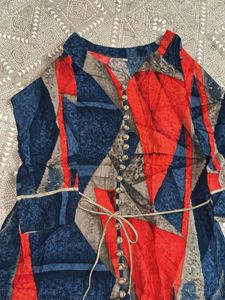 Mutlicolor Kurti